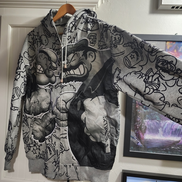 Graphic Gray Performance Jacket - Picture 2 of 5